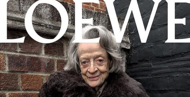 Maggie Smith a los 88: la autenticidad resplandece en la nueva campaña de Loewe